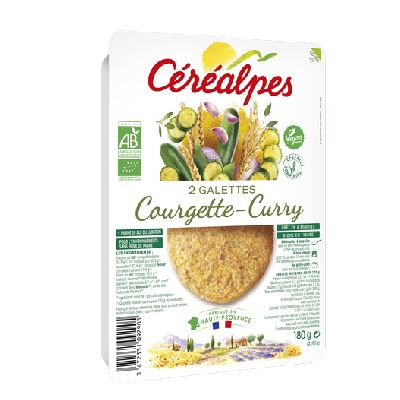 Galettes Courgette Curry 2x90g