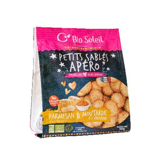 Petits Sables Apero Parmesan Moutarde 100 G