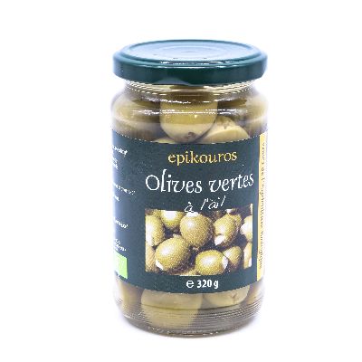 Olives Vertes Ail 200g