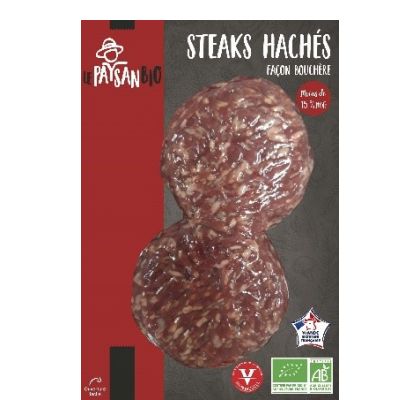 Steak Hache Boeuf 15% 2x125g De France