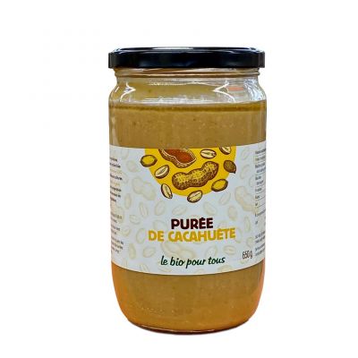 Purée De Cacahuètes 650g Bio