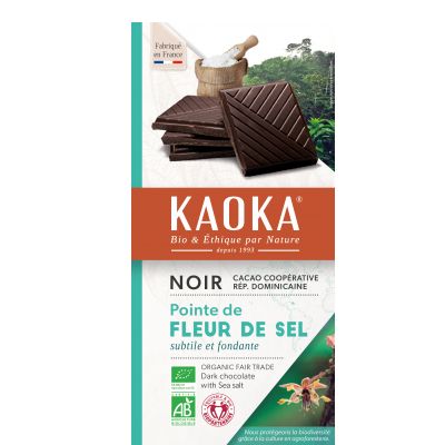 Kaoka Noir Fleur De Sel 100g De Non Ue